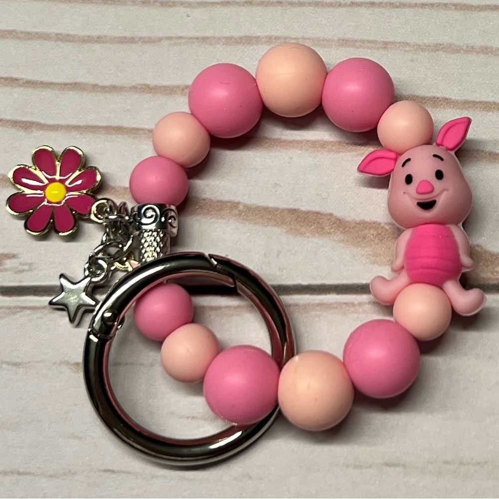 Charming PIGLET Mini Keychain / Tumbler Cup Charm / Purse Charm